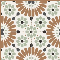 Sale 99DECO Tapis antidérapant - Marsiho - vinyle - int./ext. - Multicolore - 50x120cm