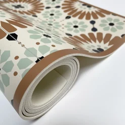 Sale 99DECO Tapis antidérapant - Marsiho - vinyle - int./ext. - Multicolore - 50x120cm