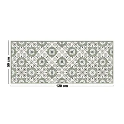 99DECO Tapis antidérapant - Marsiho - vinyle - int./ext. - Multicolore - 50x120cm* Tapis Intérieur|Tapis Pour Cuisine