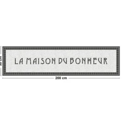 99DECO Tapis antidérapant - Tesselle - vinyle - int./ext. - Gris - 50x200cm* Tapis Pour Cuisine