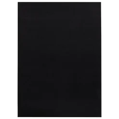 RugsX Tapis AntidÉrapant Rumba Couleur Unique Noir 200x300 cm 161043 1 szt.* Tapis Intérieur|Tapis Pour Salon