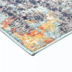 Unamourdetapis Tapis art abstrait - PF DESI Couleurs vives, bleu, orange, rose* Tapis Pour Salon