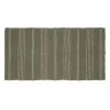 Best Atmosphera Tapis authentique en coton (70x140 cm - Vert Olive)