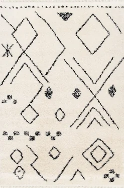 Sale Balta Tapis berbère à franges beige L.230 x l.160cm