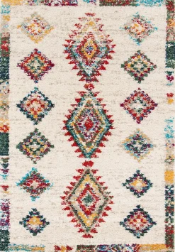 Clearance Balta Tapis berbère Manzo multicouleurs L.170 x l.120 cm