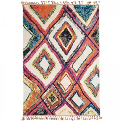 Unamourdetapis Tapis berbère tissé motif ethnic LYN5 OURIKA D, violet* Tapis Intérieur|Tapis Persan Et Berbère