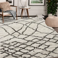 Unamourdetapis Tapis berbère tissé motif ethnic NALIFO, blanc* Tapis Intérieur|Tapis Persan Et Berbère