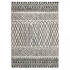 Discount Unamourdetapis Tapis berbère tissé motifs tribaux LYN8 MABAL, Beige, noir