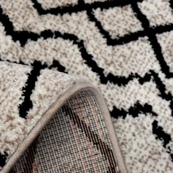 Discount Unamourdetapis Tapis berbère tissé motifs tribaux LYN8 MABAL, Beige, noir