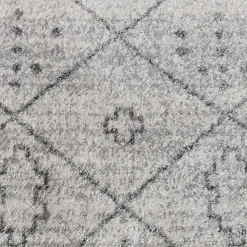 Discount Unamourdetapis Tapis berbère tissé motifs tribaux SAUTUL, crème, gris