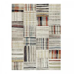 Clearance Unamourdetapis Tapis berbère tissé motifs tribaux LYN8 MARO, beige