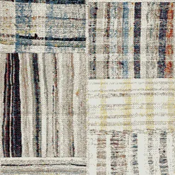 Clearance Unamourdetapis Tapis berbère tissé motifs tribaux LYN8 MARO, beige