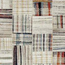 Clearance Unamourdetapis Tapis berbère tissé motifs tribaux LYN8 MARO, beige