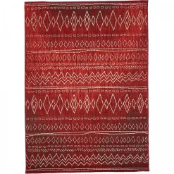 Unamourdetapis Tapis berbère tissé motifs tribaux LYN1 BERBI, rouge* Tapis Persan Et Berbère|Tapis Pour Chambre