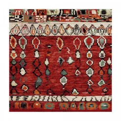 Unamourdetapis Tapis berbère tissé motifs tribaux LYN8 MOROCO, rouge* Tapis Persan Et Berbère