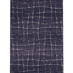Discount Unamourdetapis Tapis chambre tissé motif géométrique LYN49 SOFIA, gris