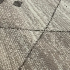 Unamourdetapis Tapis Chambre tissé motif berbère LYN1 FEZA, gris, ivoire* Tapis Persan Et Berbère