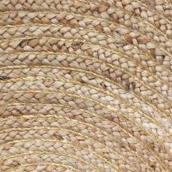 Atmosphera Créateur D'Intérieur Tapis Cosy'ness en jute & lurex D80 cm - Atmosphera* Tapis Jute Et Naturel
