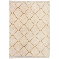 Hot Deko & Co Tapis coton berbère 120 x170 cm beige