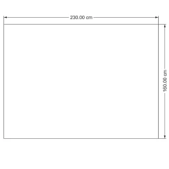 Best GoodHome Tapis coton L.230 x l.160 cm taupe