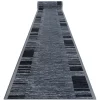 Best RugsX Tapis De Couloir Antidérapant Adagio Gris 100x720 cm 100666 1 szt.
