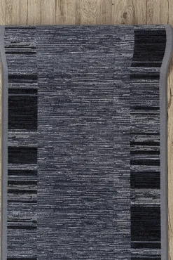 Discount RugsX Tapis De Couloir Antidérapant Adagio Gris 67x710 cm 100335 1 szt.