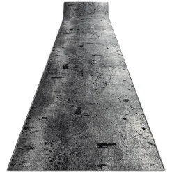 Best RugsX Tapis De Couloir Antidérapant Marl Béton La Gomme Gris 100 cm 100x330 cm 202041 1 szt.