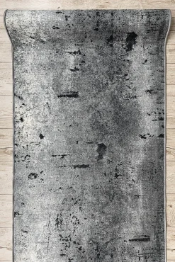 RugsX Tapis De Couloir Antidérapant Marl Béton La Gomme Gris 100 cm 100x790 cm 202087 1 szt.* Tapis Pour Couloir
