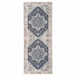 Online House Nordic Tapis de couloir bleu 80 x 200 cm