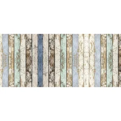 Sale Crearreda Tapis de Cuisine antidérapant en Vinyle Bois Rustique 50x120