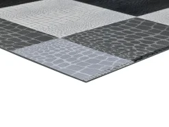 Atticgo Tapis de cuisine gris rectangulaire animal print 48x200 cm SALLY* Tapis Pour Cuisine