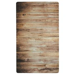 The Deco Factory Tapis de cuisine imprimé bois marron 45x75 - vinyle antidérapant* Tapis Pour Cuisine
