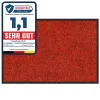 Best Floordirekt Tapis de Porte Paillasson d'entrée Rhine Rouge 90 x 120 cm