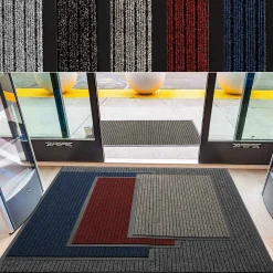 Best Floordirekt Tapis de Porte Paillasson d'entrée Dura Anthracite 50 x 80 cm