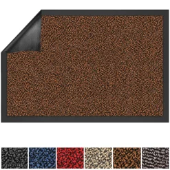 Best Floordirekt Tapis de Porte Paillasson d'entrée SKY terre-Noir 40 x 60 cm