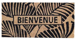 Clearance Tapis d'entrée coco bienvenue L.50 x l.25 cm