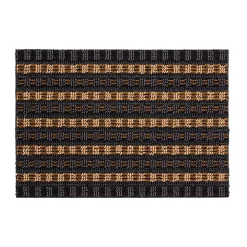 Best Tapis d'entrée grattoir marron et gris L.60 x l.40cm