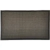 Sale GoodHome Tapis d'entrée polypropylène Boykins gris L.45 x l.75 cm