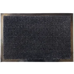 GoodHome Tapis d'entrée polypropylène Boykins gris foncé L.60 x l.40 cm* Tapis D'Entrée Et Paillasson|Tapis Et Paillasson