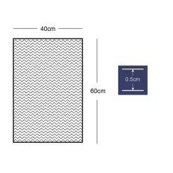 GoodHome Tapis d'entrée polypropylène Boykins gris foncé L.60 x l.40 cm* Tapis D'Entrée Et Paillasson|Tapis Et Paillasson
