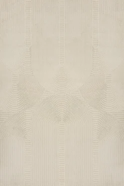 Online The Carpet Tapis design salon Moderne Art Curve Durable, Beige clair, 200 x 290 cm - LIMA