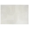 Atmosphera Créateur D'Intérieur Tapis effet laine Anoai blanc 200x150cm- Blanc ondulé- Atmosphera* Tapis Intérieur|Tapis Pour Chambre