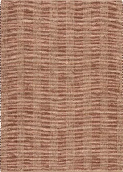 GoodHome Tapis effet tissé Melua tissage à plat L.160 x L.230cm naturel et terracotta* Tapis Intérieur|Tapis Jute Et Naturel
