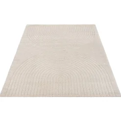 The Carpet Tapis Elisa design géométrique, Beige, 200 x 280 cm* Tapis Intérieur|Tapis Pour Salon