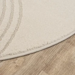 The Carpet Tapis Elisa design géométrique, Beige, 200 x 280 cm* Tapis Intérieur|Tapis Pour Salon