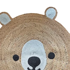Hot Deko & Co Tapis en jute Ourson 'Deko&co'