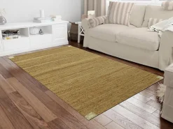 Best Vente-unique Tapis en jute tissé main - 200 x 290 cm - Naturel - ARAYA
