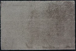 Best Tapis en microfibres taupe 40x60 cm avec semelle en PVC