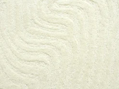 New Vente-unique Tapis en relief 100% laine tufté main - 200 x 290 cm - Ivoire - 2100g/m² - NEORA