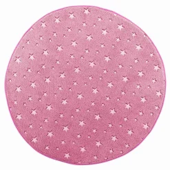 Paris Prix Tapis Enfant Déco "Fluo Night" 90cm Fuchsia*Enfant Tapis Pour Chambre D'Enfant